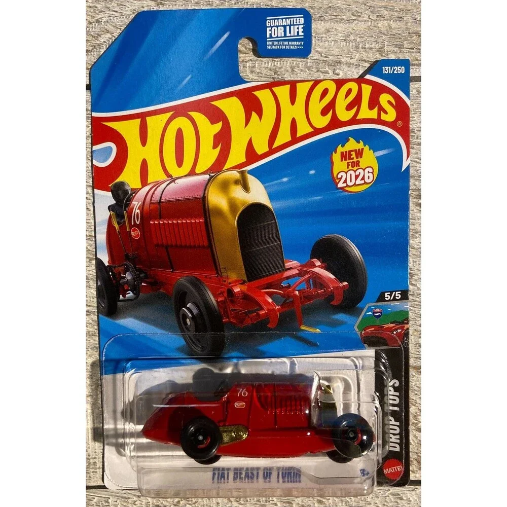 2026 Hot Wheels #131 Fiat Beast of Turin RED
